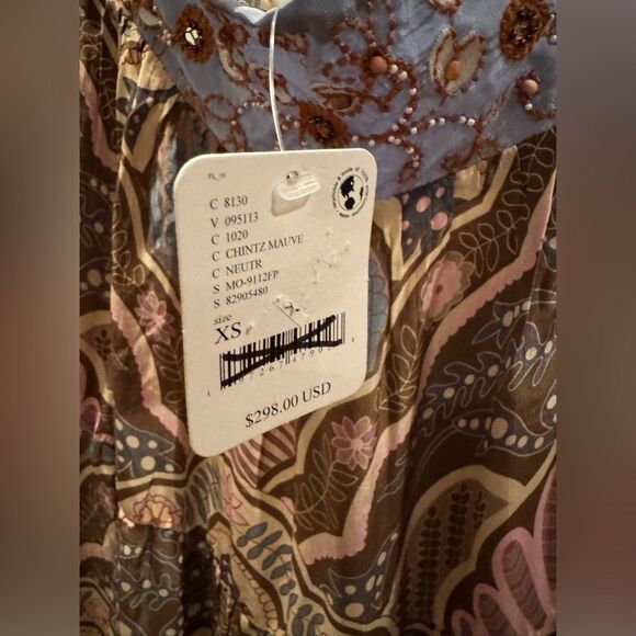 New Free People Ollari Alma Maxi Dress Size XS - Picture 7 of 7